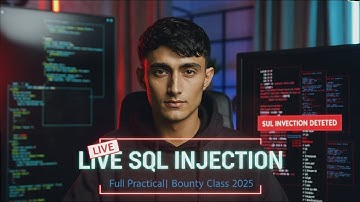 LIVE 🔴 SQL Injection Practical on Real Target | Bug Bounty Class 2025