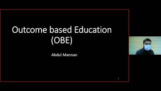 OBE | Seminar | 11 Nov 2020 | CLOs | PLOs | PEOs | Bloom's Taxanomy |