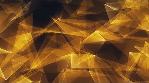 Gold Triangles Glowing Edges Refraction | Motion Graphics - Videohive template