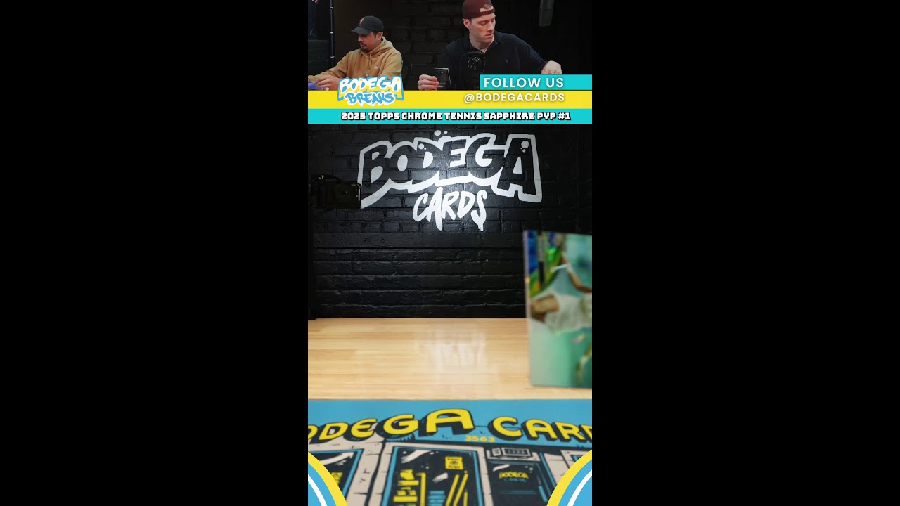 3/30/26 Monday Live! 2025 Topps Chrome Tennis Sapphire PYP #1