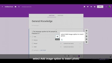 How to Insert Image in Form Publisher in G Suite @gsuite ‏