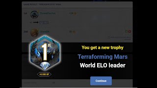 How I became the #1 Terraforming Mars player on  BGA