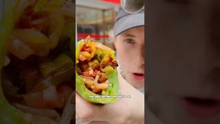 Cold noodles, but make it burrito 🌯