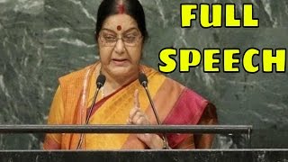 Sushma Swaraj at UN General Assembly - Full Speech