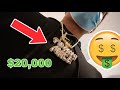 I SPENT $20,000 0N A DIAMOND PENDANT!!! *THE OPPS PULLED UP*