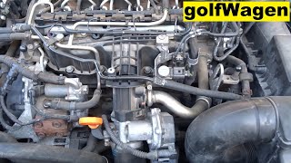 VW Golf 6 throttle flap replacement cleaning P0121