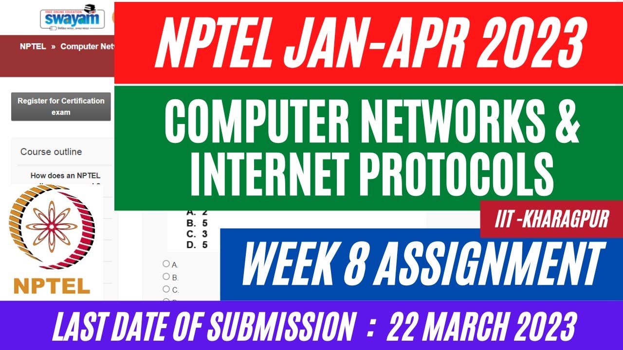 computer networks and internet protocol nptel assignment answers week 8
