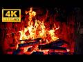 Crackling Fireplace Relaxing Fire Sounds Wooden Flames 4K Fireplace Ambience
