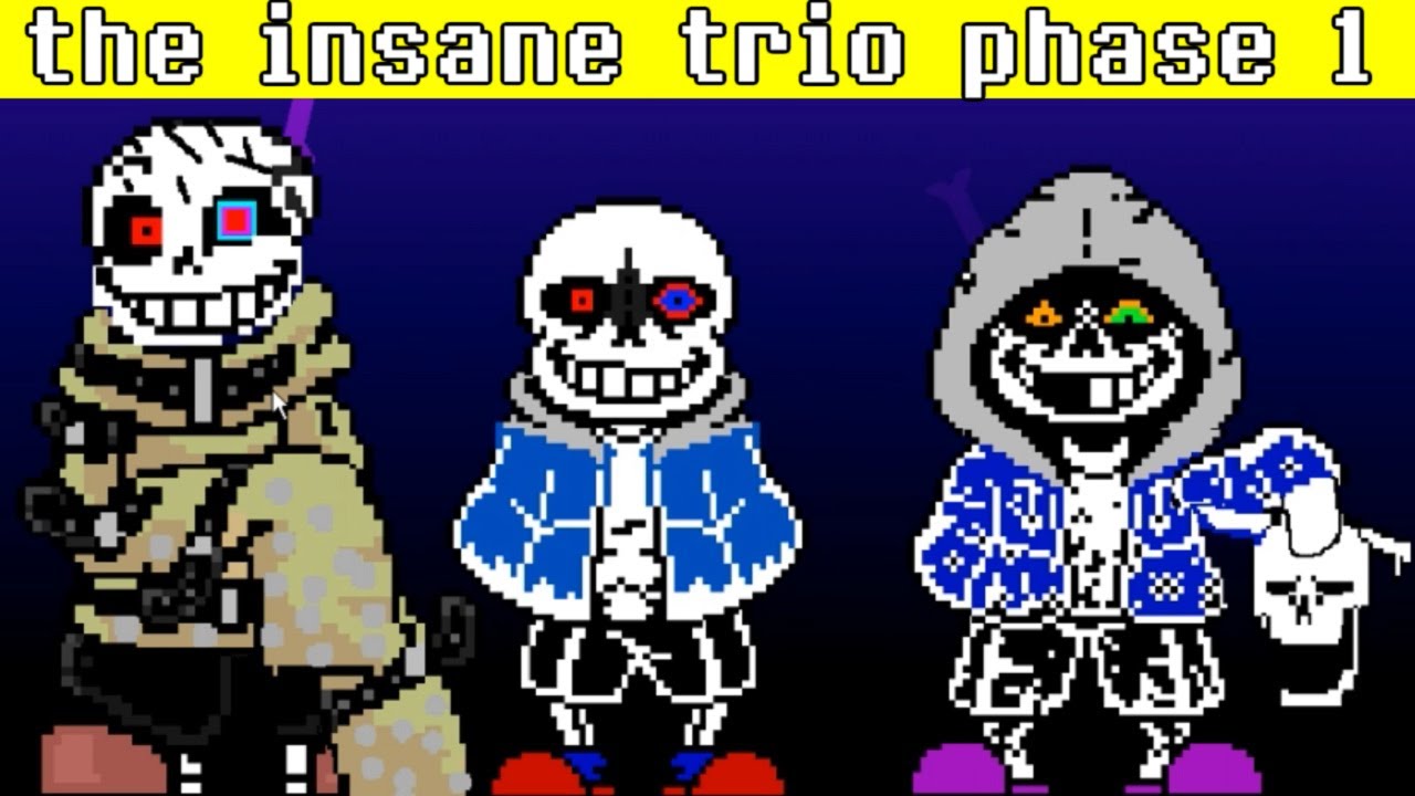 非常識な【サンズ】達の攻撃が凄い…the insane trio phase 1 simulator