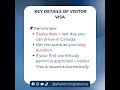 👉 Visitor Visa vs Visitor Record Explained | Canada Immigration 2025 #immigration #expressentry