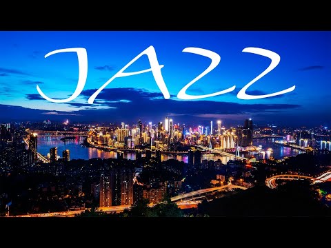 Relaxing Night Jazz Playlist - Smooth JAZZ &  Lights of Night City - Night Traffic JAZZ