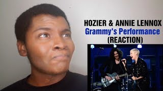 HOZIER & ANNIE LENNOX - "Take Me To Church/ I Put A Spell On You" Grammy's (REACTION)