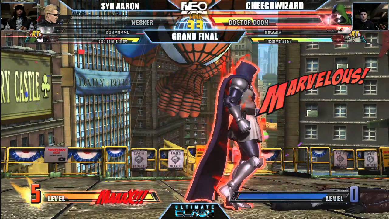 UC10 MVC3 Grand Final SYN Aaron VS Cheech Wizard