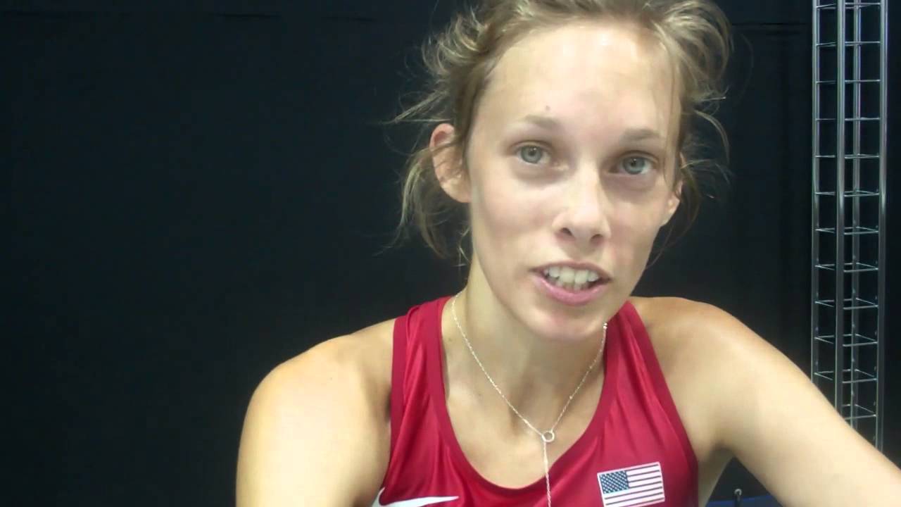 Nicole Bush talks after running at 2013 IAAF World Championships - YouTube
