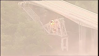 Third try at imploding old Jeremiah Morrow Bridge fails