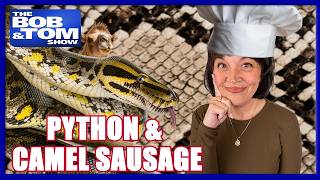 BOB & TOM Test Kitchen - Python Steak and Camel Sausage with Hooker the Cooker