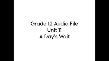 Unit 11 Grade 12 Listening Audio