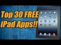 Top 30 Best FREE iPad Apps Ever In The App Store! - YouTube