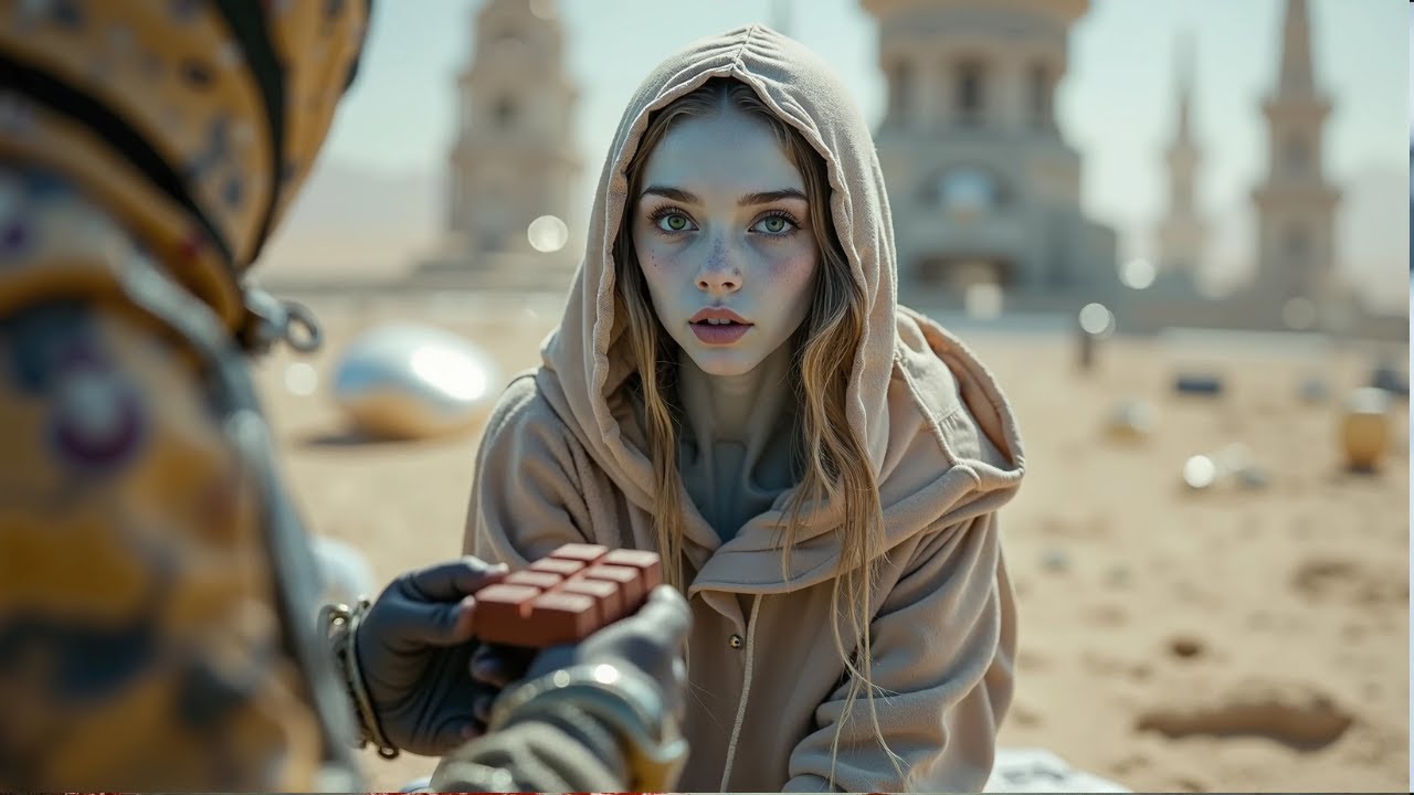 Er gab dem „armen“ Alien-Mädchen seine letzte Schokoladentafel, ohne zu ahnen, wer sie wirklich war.