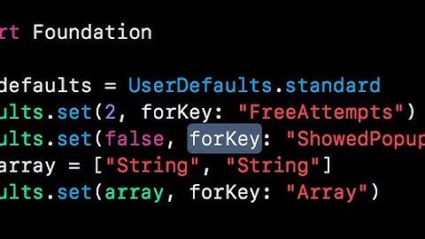 34 - SavingData UserDefaults