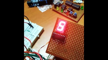 7seg controller, part 1: BCD to 7 segment connected to 7seg display