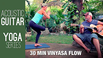 Vinyasa Flow Yoga Class with Live Acoustic Guitar - 30 min - Five Parks Yoga