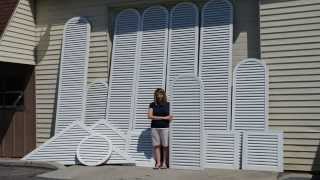 CUSTOM GABLE VENTS Gable Vent Gable End Vent Gable Louvers Attic Vent Attic Louvers