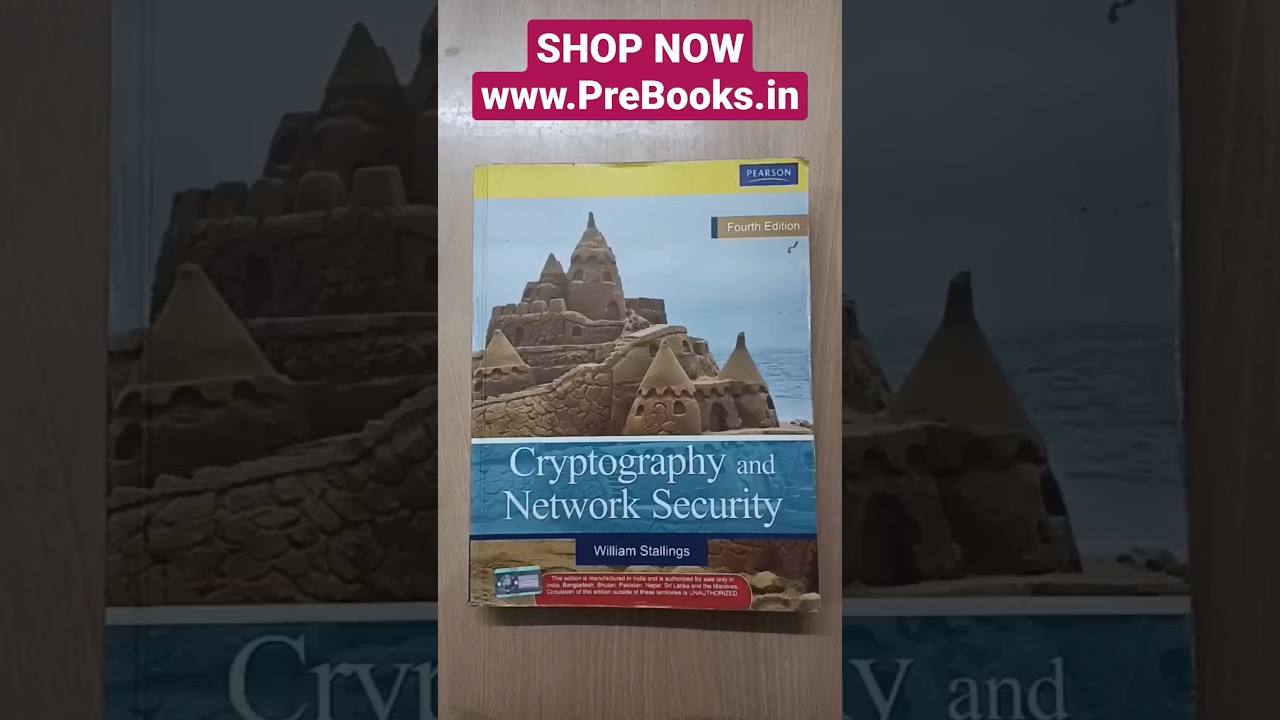 Cryptography And Network Security by William Stallings SHOP NOW: www.PreBooks.in #shorts #viral