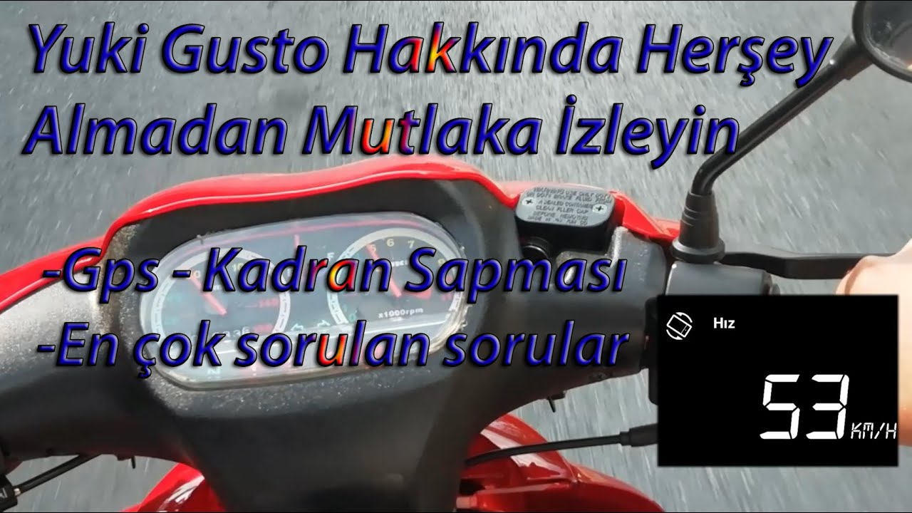 Yuki Gusto Hakkında Herşey, Tüm Sorular ve GPS - Kadran sapması