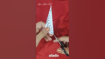 how to make snowflake for room decoraton #shorts #youtubeshorts #art #ytshorts #viral #papercutting
