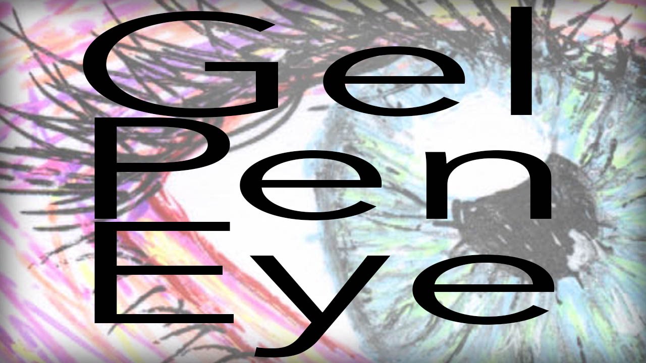 Gel Pen Eye Postcard Speedpainting YouTube