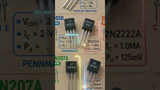 S8050 vs S8550 vs 2N2222A vs 2N2907A vs 2N3904 vs 2N3906 | Complete Transistor Comparison S8050 vs S8550 vs 2N2222A vs 2N2907A vs 2N3904 vs 2N3906 | Complete Transistor Comparison