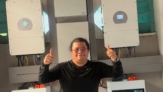 2pcs of 12kw DEYE HOOG in parallel!