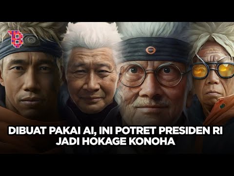 Viral potret wajah Presiden RI jadi hokage Konoha, dibuat pakai AI  | TRENDING
