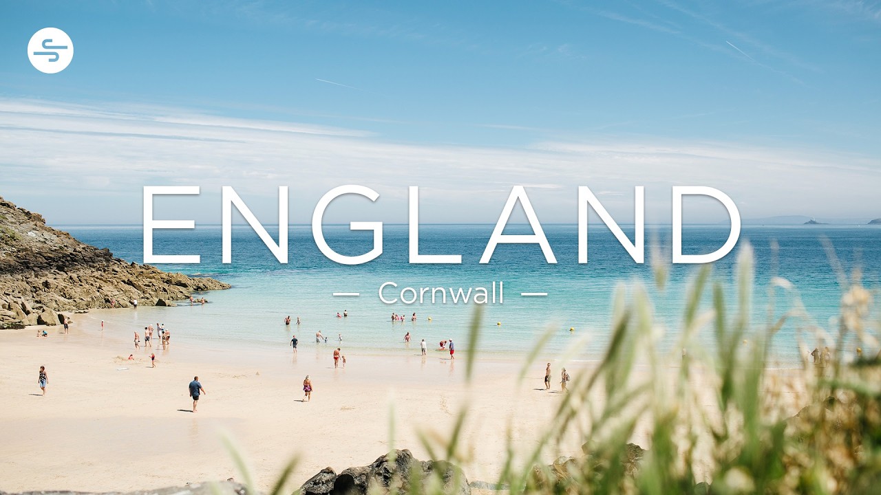 [4K UHD] Cornwall, ENGLAND🏴󠁧󠁢󠁥󠁮󠁧󠁿 Ambient Drone Film + Ambient Chillout Music for Relax