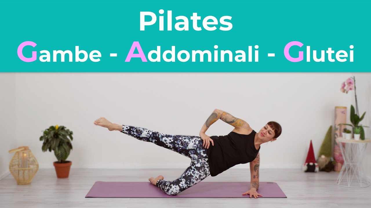 Pilates per Gambe, Addominali e Glutei | 40 Minuti | Esercizi di Pilates a casa