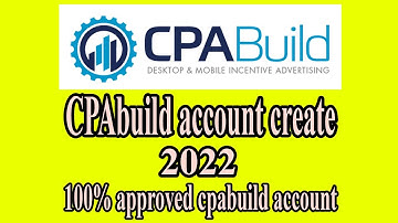 Cpabuild Account Create 2022 | Cpabuild Account Approved In Bangladesh