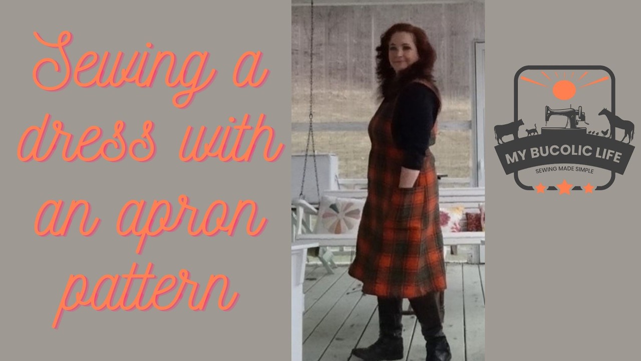 Sewing a jumper/dress using Simplicity  9766 Apron Pattern