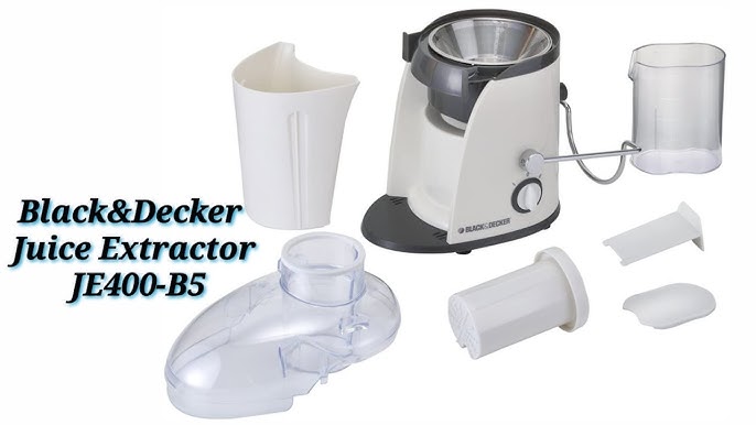 Black+Decker Juicer Extractor, 800W Power with Copper Motor, 500ml