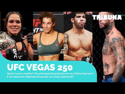 UFC Vegas 250: Será que os brasileiros Amanda Nunes e Raphael Assunção levam a melhor?