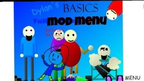 Dylan basics mod menu android port (Baldi basics mod)