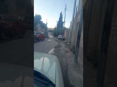 ماذا يحدث بشوارع الرصيفة بشكل يومي واعمال من البلديه الرصيفة لم تكمل من أشهر