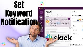 How To Set Keyword Notifications In Slack