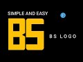 CREATE BEAUTIFUL LOGO USING PIXELLAB ON YOUR MOBILE | BS LOGO #viral #logo #trend @FaizyNhidz