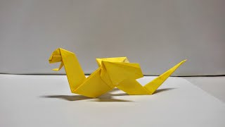 Origami Sea Dragon Easy - How To Make Origami Sea Dragon Step By Step - Origami Tutorial
