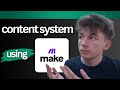 A Simple Content Production System Built With Make.com
