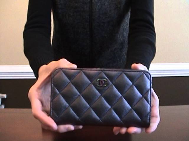 Chanelwallets Chanel 19c leather medium zip wallet 