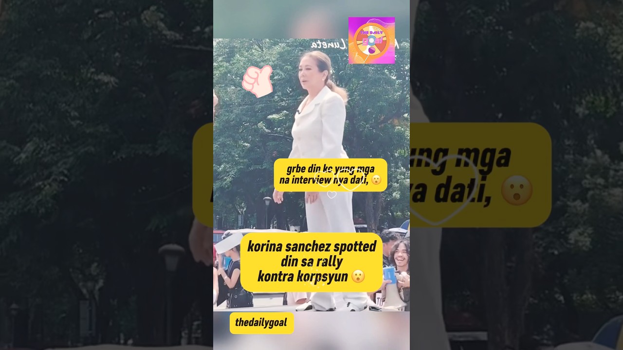 korina sanchez nakiisa din sa rally😮