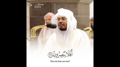 اولم يروا أنا نسوق الماء... الشيخ  ياسر الدوسري تلاوة حزينة💔...وتأثر من خلفه