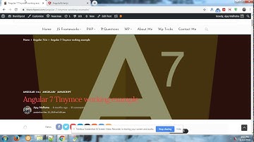 Tinymce in Angular
